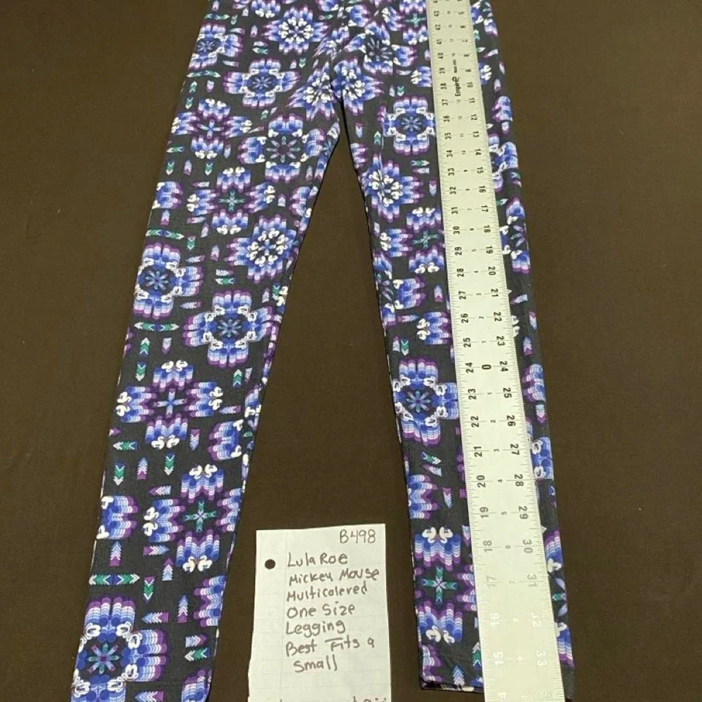 LulaRoe leggings multicolor legging one size best fits à teen (14-16). SKU-B498